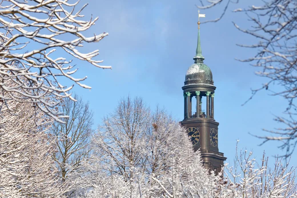 Winter Hamburg Michel