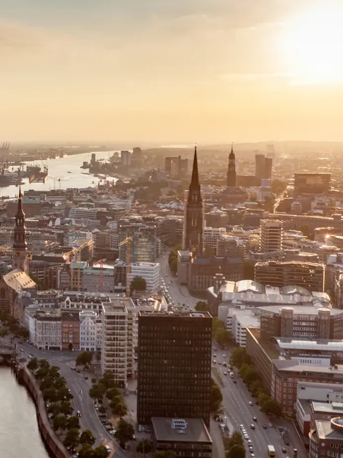 Abendstimmung Hamburg-City